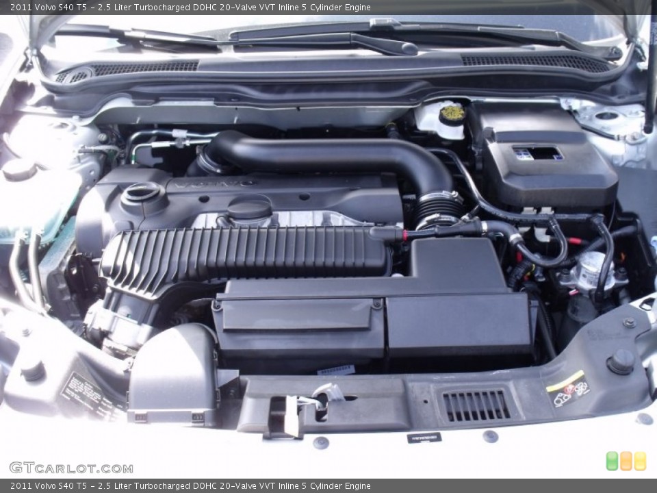 2.5 Liter Turbocharged DOHC 20-Valve VVT Inline 5 Cylinder Engine for the 2011 Volvo S40 #66662437