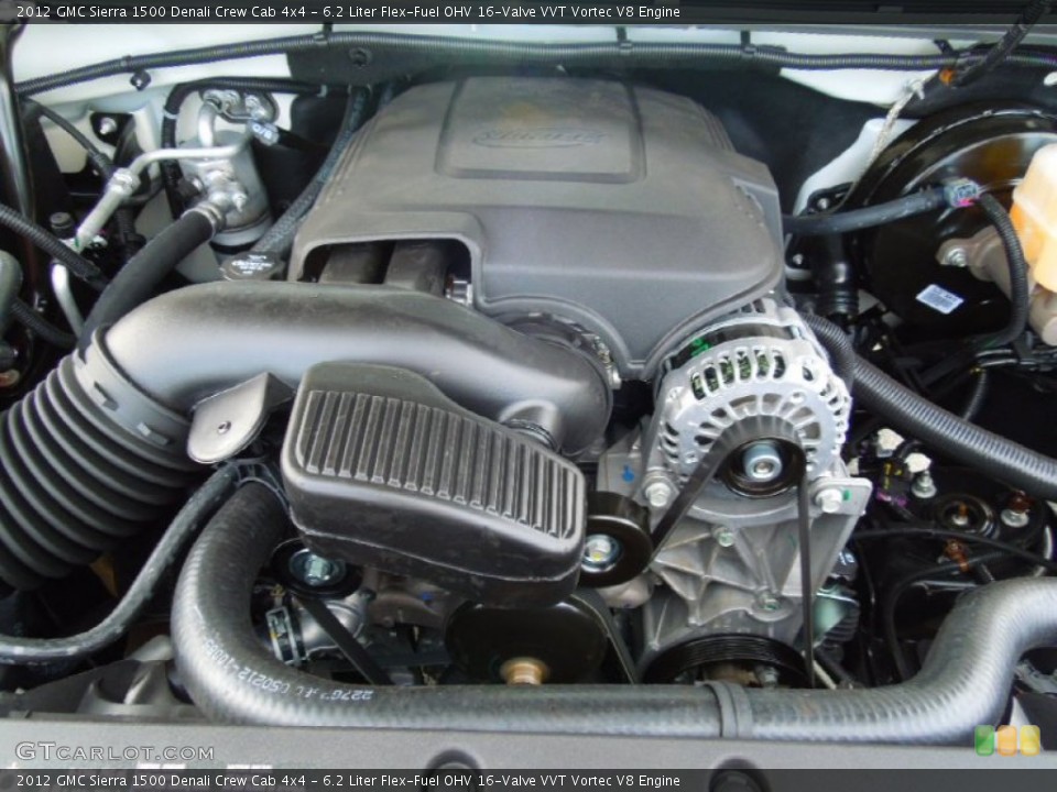 6.2 Liter Flex-Fuel OHV 16-Valve VVT Vortec V8 Engine for the 2012 GMC Sierra 1500 #66669818
