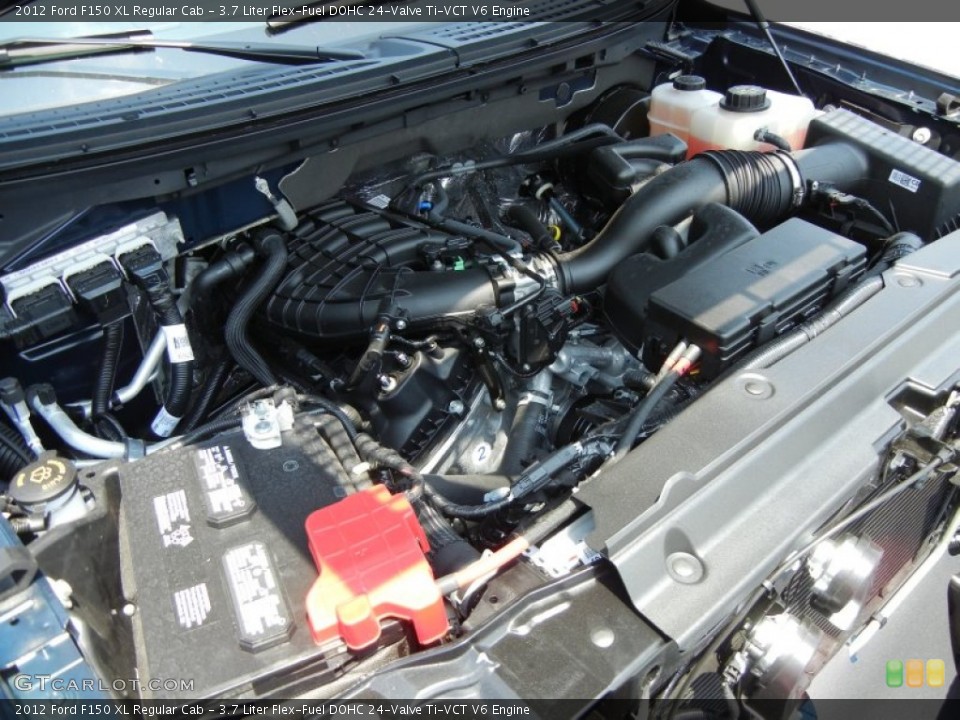 3.7 Liter Flex-Fuel DOHC 24-Valve Ti-VCT V6 Engine for the 2012 Ford F150 #66684401