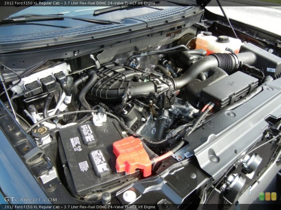 3.7 Liter Flex-Fuel DOHC 24-Valve Ti-VCT V6 Engine for the 2012 Ford F150 #66684578