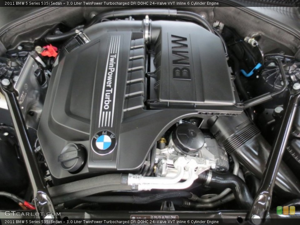 3.0 Liter TwinPower Turbocharged DFI DOHC 24-Valve VVT Inline 6 Cylinder Engine for the 2011 BMW 5 Series #66685934