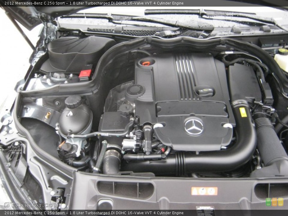 1.8 Liter Turbocharged DI DOHC 16-Valve VVT 4 Cylinder Engine for the 2012 Mercedes-Benz C #66690878