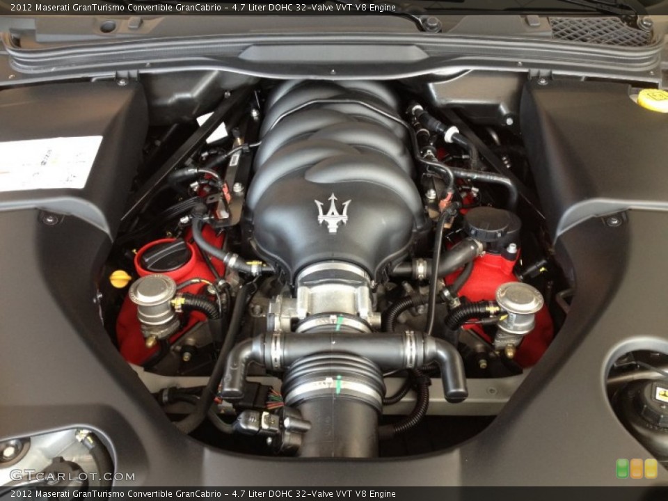 4.7 Liter DOHC 32-Valve VVT V8 Engine for the 2012 Maserati GranTurismo Convertible #66699644