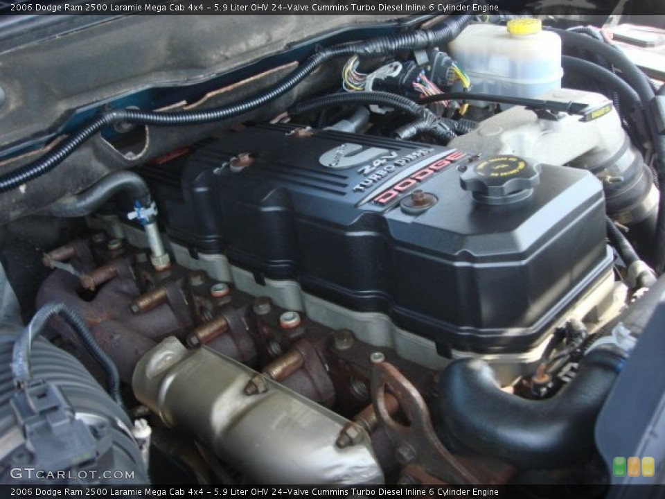 5.9 Liter OHV 24-Valve Cummins Turbo Diesel Inline 6 Cylinder Engine for the 2006 Dodge Ram 2500 #66707423