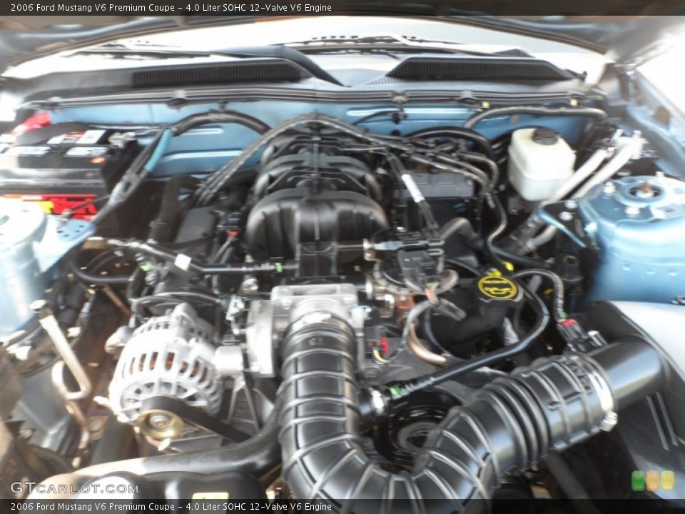 4.0 Liter SOHC 12-Valve V6 Engine for the 2006 Ford Mustang #66712244