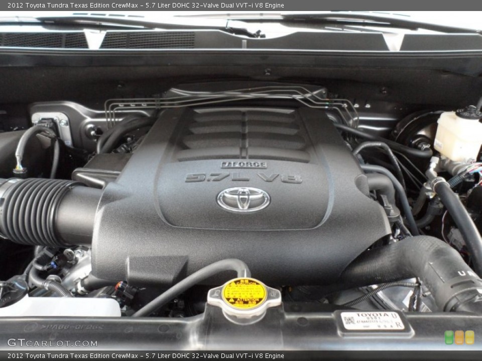 5.7 Liter DOHC 32-Valve Dual VVT-i V8 Engine for the 2012 Toyota Tundra #66713321