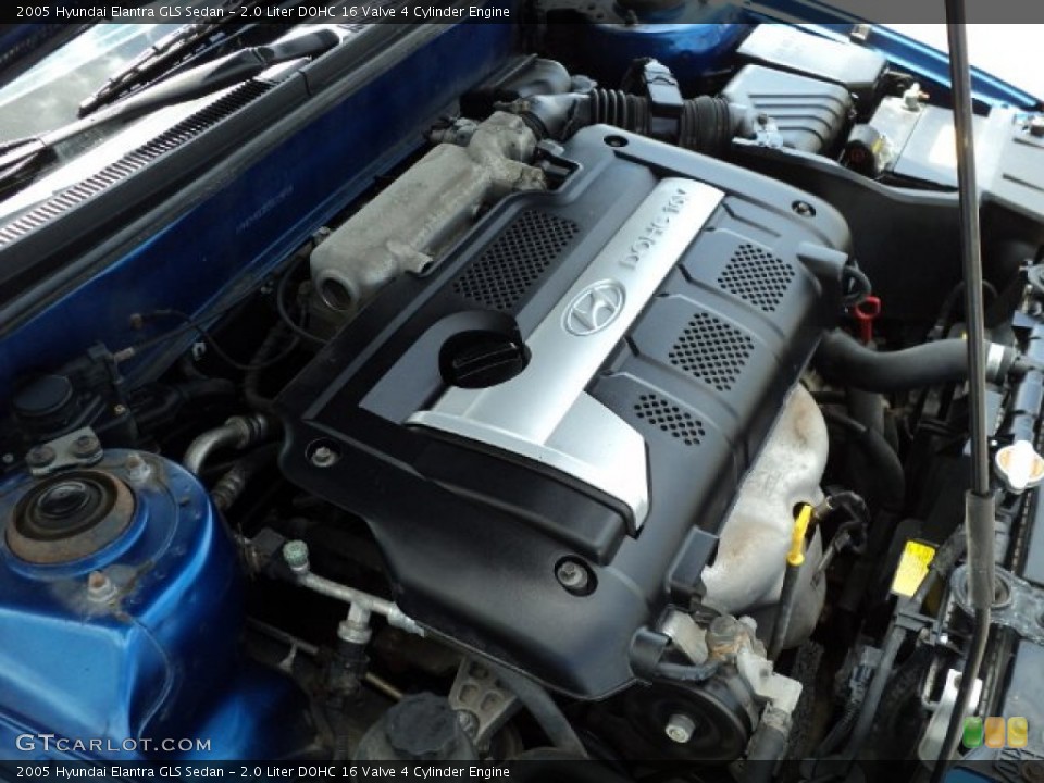 2.0 Liter DOHC 16 Valve 4 Cylinder Engine for the 2005 Hyundai Elantra #66717302