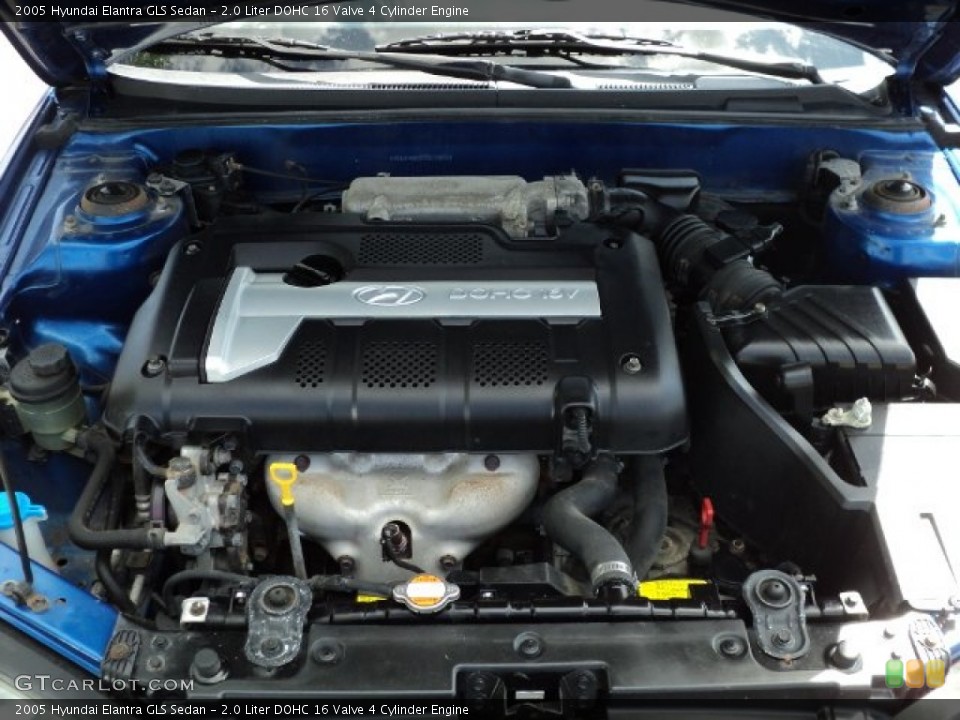 2.0 Liter DOHC 16 Valve 4 Cylinder Engine for the 2005 Hyundai Elantra #66717311