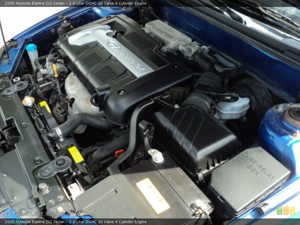 2.0 Liter DOHC 16 Valve 4 Cylinder Engine for the 2005 Hyundai Elantra #66717317