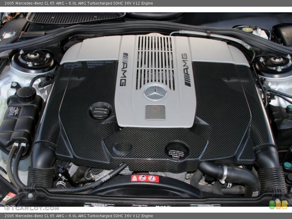 6.0L AMG Turbocharged SOHC 36V V12 Engine for the 2005 Mercedes-Benz CL #66718097