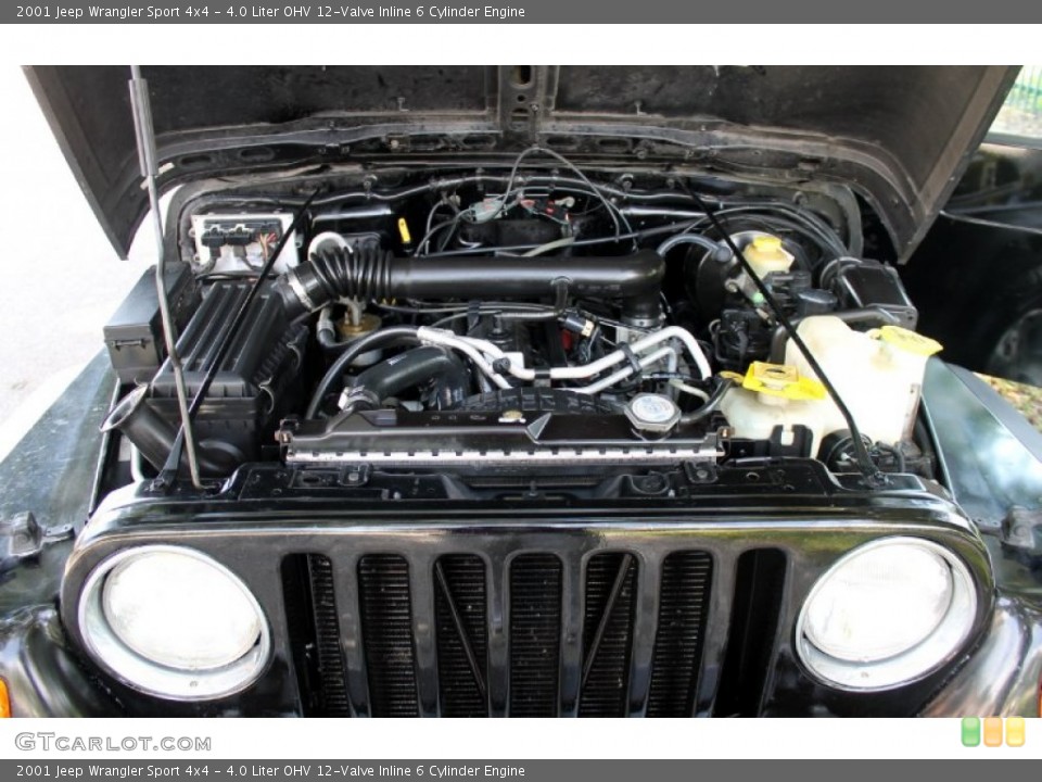 4.0 Liter OHV 12-Valve Inline 6 Cylinder Engine for the 2001 Jeep Wrangler #66720629