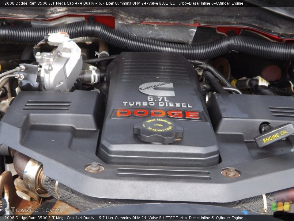6.7 Liter Cummins OHV 24-Valve BLUETEC Turbo-Diesel Inline 6-Cylinder Engine for the 2008 Dodge Ram 3500 #66720845