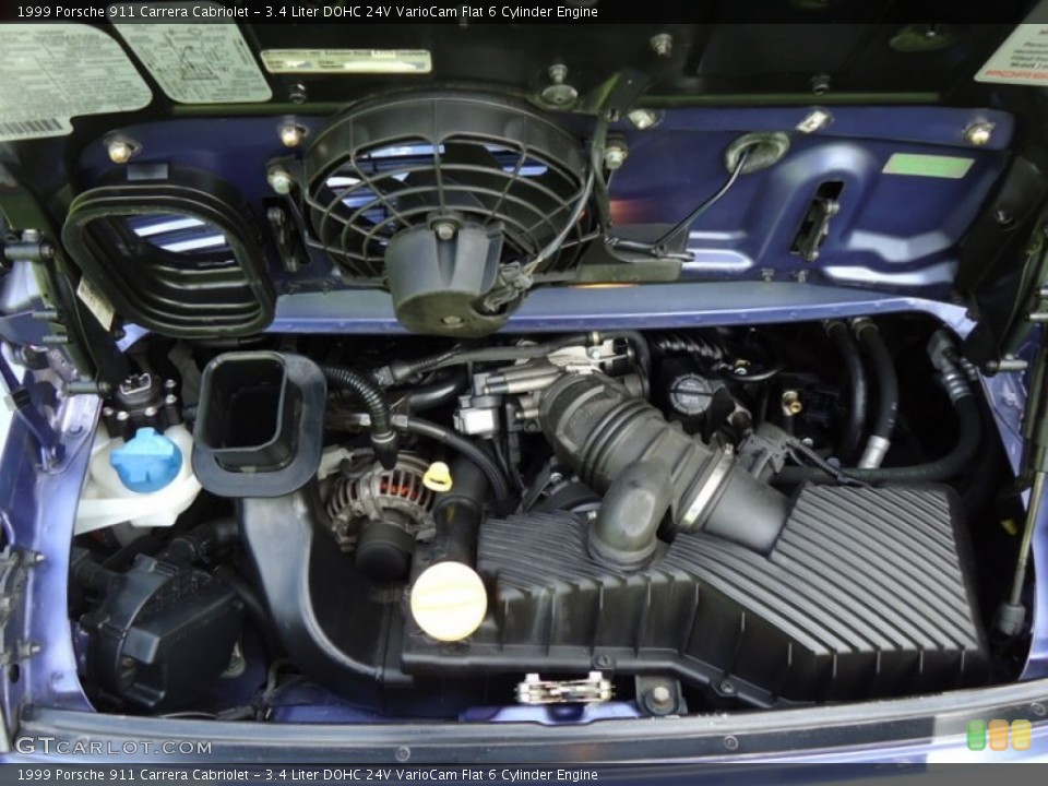 3.4 Liter DOHC 24V VarioCam Flat 6 Cylinder Engine for the 1999 Porsche 911 #66723446