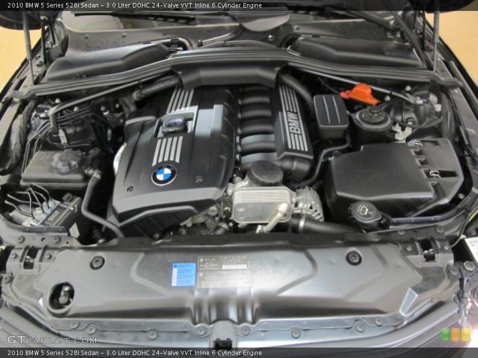 3.0 Liter DOHC 24-Valve VVT Inline 6 Cylinder Engine for the 2010 BMW 5 Series #66743137