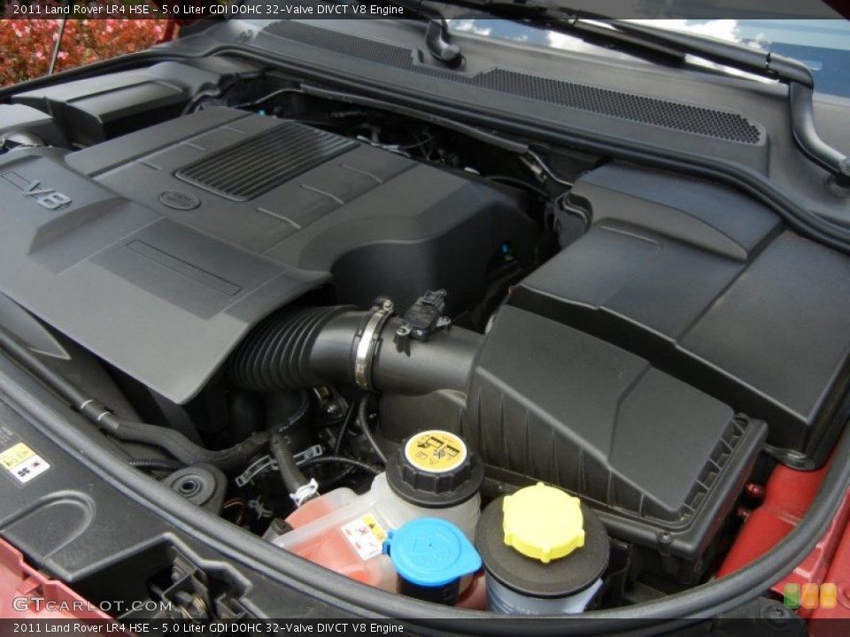 5.0 Liter GDI DOHC 32-Valve DIVCT V8 Engine for the 2011 Land Rover LR4 #66792933