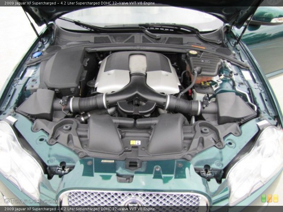 4.2 Liter Supercharged DOHC 32-Valve VVT V8 Engine for the 2009 Jaguar XF #66814534