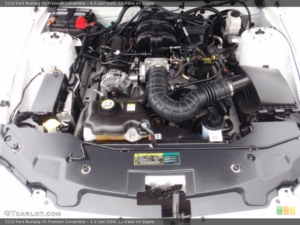 4.0 Liter SOHC 12-Valve V6 Engine for the 2010 Ford Mustang #66821666