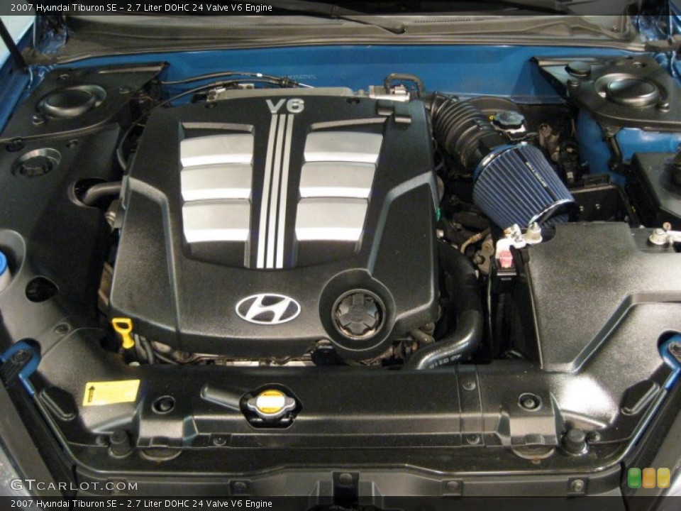 2.7 Liter DOHC 24 Valve V6 Engine for the 2007 Hyundai Tiburon #66824690