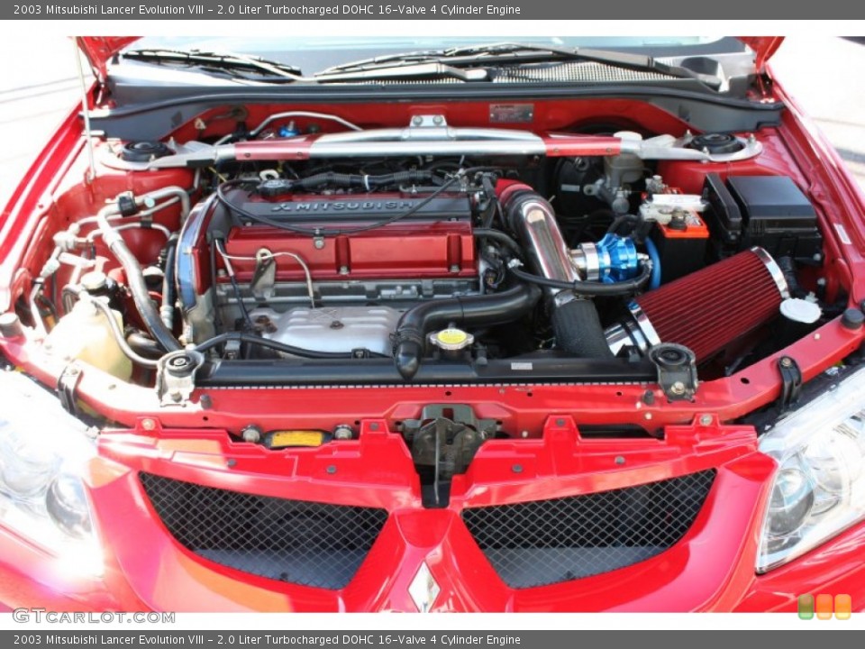 2.0 Liter Turbocharged DOHC 16-Valve 4 Cylinder Engine for the 2003 Mitsubishi Lancer Evolution #66827369