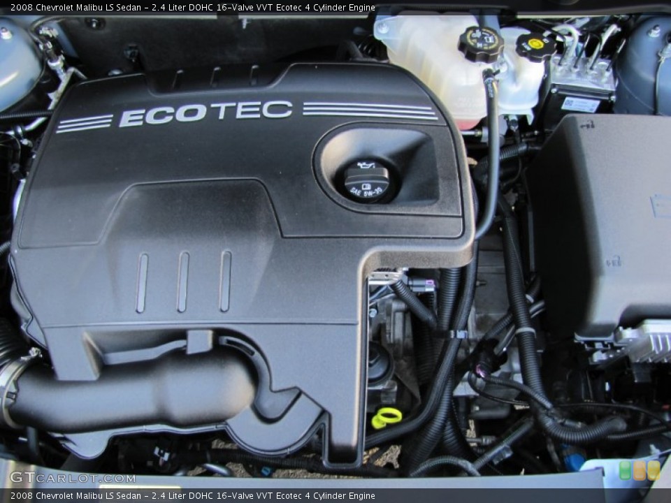 2.4 Liter DOHC 16-Valve VVT Ecotec 4 Cylinder Engine for the 2008 Chevrolet Malibu #66829489