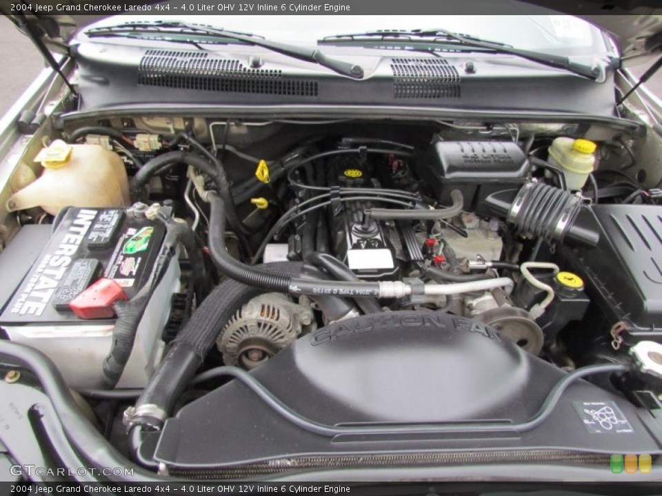 4.0 Liter OHV 12V Inline 6 Cylinder Engine for the 2004 Jeep Grand Cherokee #66834071