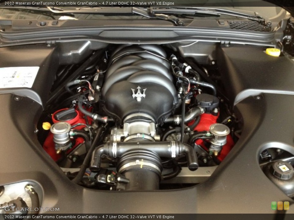 4.7 Liter DOHC 32-Valve VVT V8 Engine for the 2012 Maserati GranTurismo Convertible #66834276