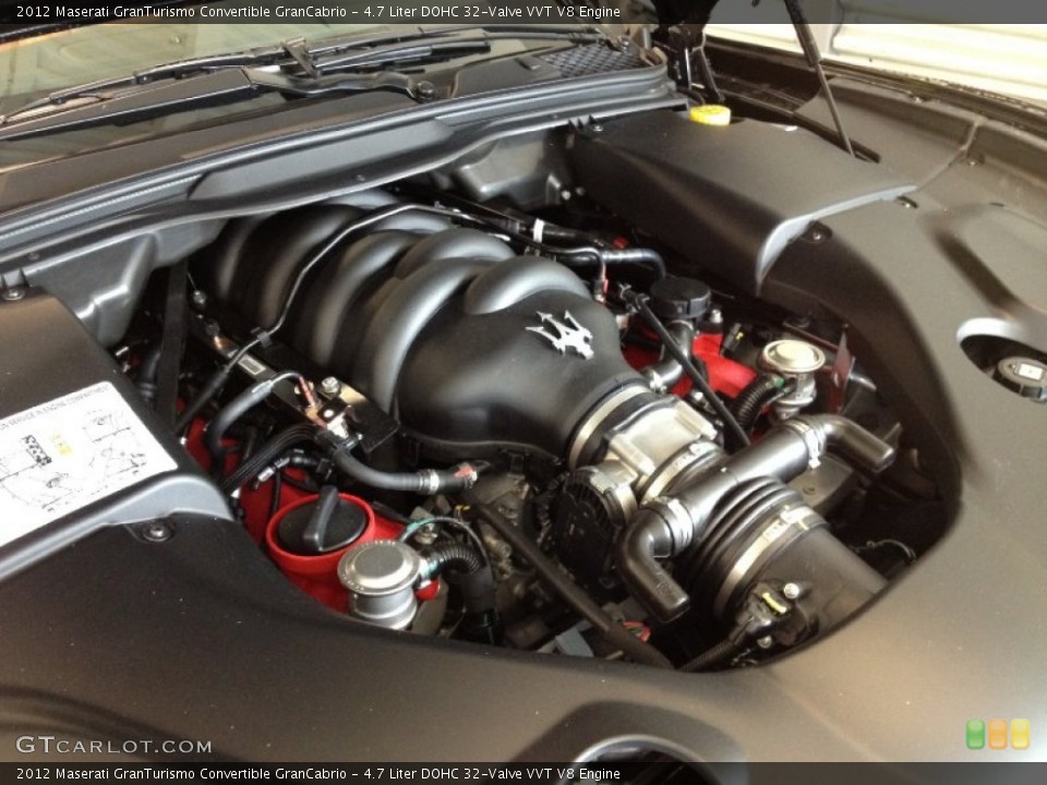 4.7 Liter DOHC 32-Valve VVT V8 Engine for the 2012 Maserati GranTurismo Convertible #66834284