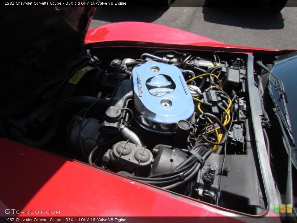 350 cid OHV 16-Valve V8 Engine for the 1982 Chevrolet Corvette #66835922