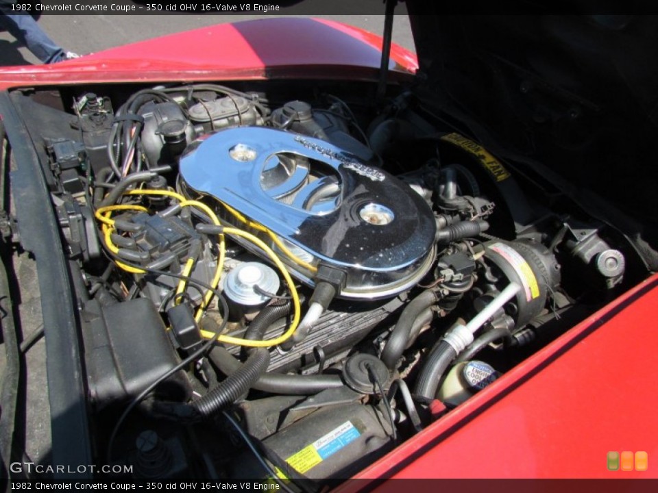 350 cid OHV 16-Valve V8 Engine for the 1982 Chevrolet Corvette #66835934