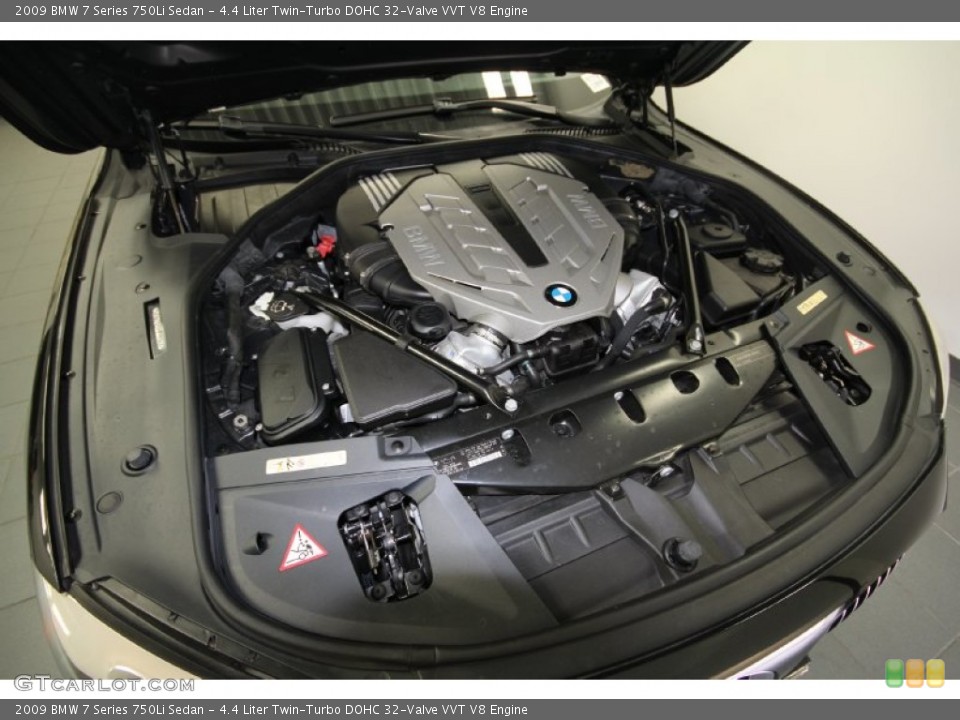 4.4 Liter Twin-Turbo DOHC 32-Valve VVT V8 Engine for the 2009 BMW 7 Series #66844163