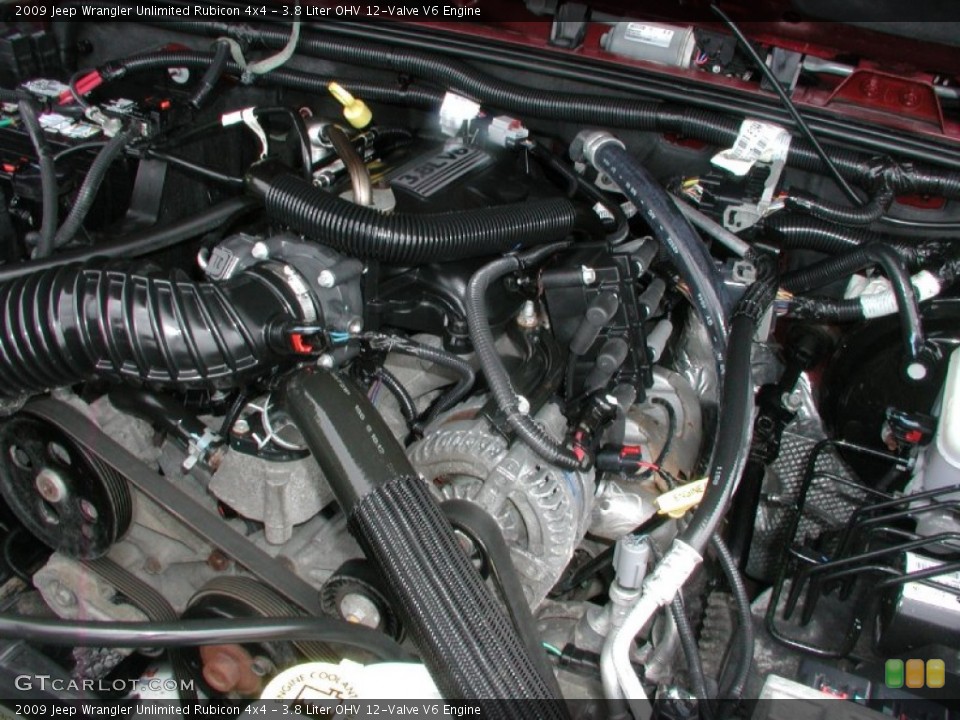 3.8 Liter OHV 12-Valve V6 Engine for the 2009 Jeep Wrangler Unlimited #66850490