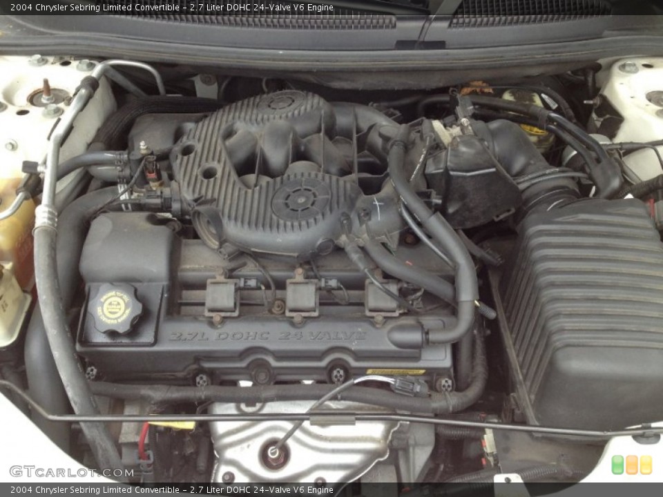 2.7 Liter DOHC 24-Valve V6 Engine for the 2004 Chrysler Sebring #66864857