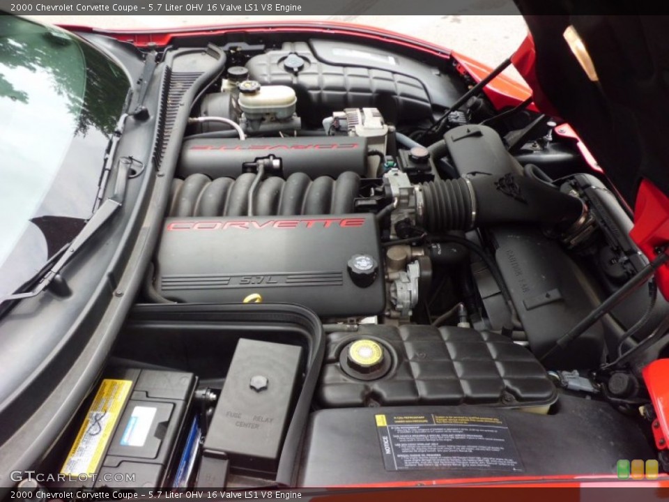 5.7 Liter OHV 16 Valve LS1 V8 Engine for the 2000 Chevrolet Corvette #66865457