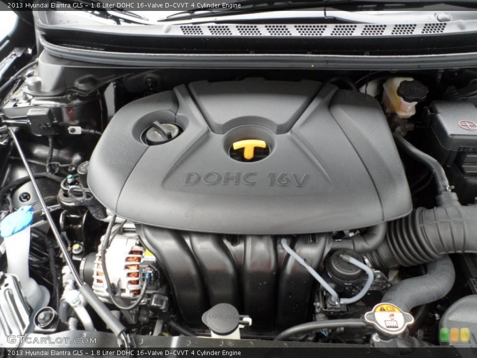 1.8 Liter DOHC 16-Valve D-CVVT 4 Cylinder Engine for the 2013 Hyundai Elantra #66870080
