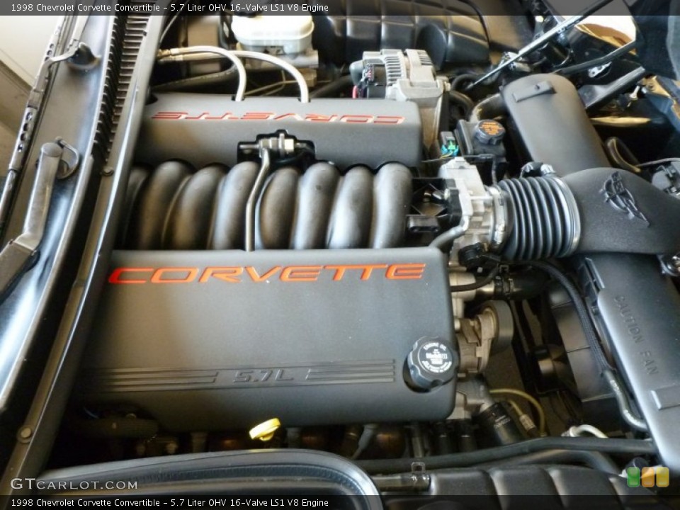 5.7 Liter OHV 16-Valve LS1 V8 Engine for the 1998 Chevrolet Corvette #66880595