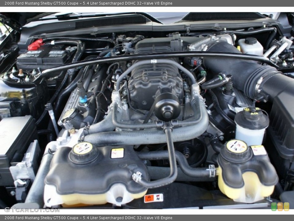 5.4 Liter Supercharged DOHC 32-Valve V8 Engine for the 2008 Ford Mustang #66884737