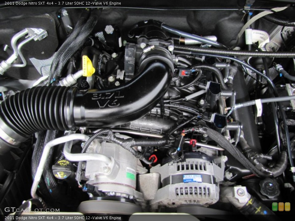 3.7 Liter SOHC 12-Valve V6 Engine for the 2011 Dodge Nitro #66889171