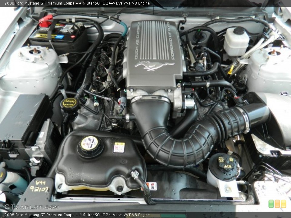 4.6 Liter SOHC 24-Valve VVT V8 Engine for the 2008 Ford Mustang #66914274