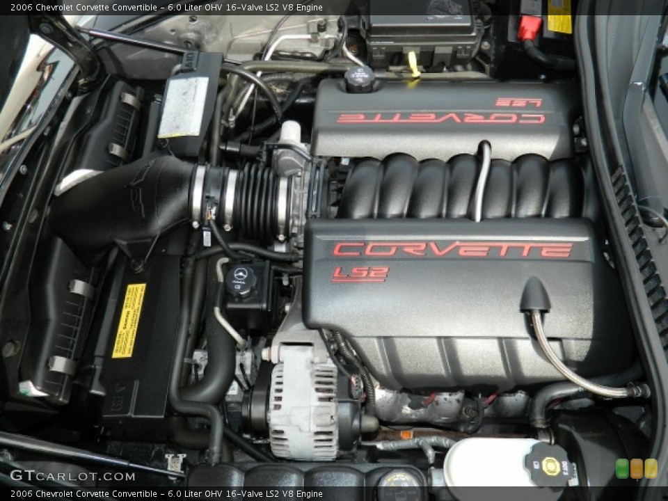 6.0 Liter OHV 16-Valve LS2 V8 Engine for the 2006 Chevrolet Corvette #66915547