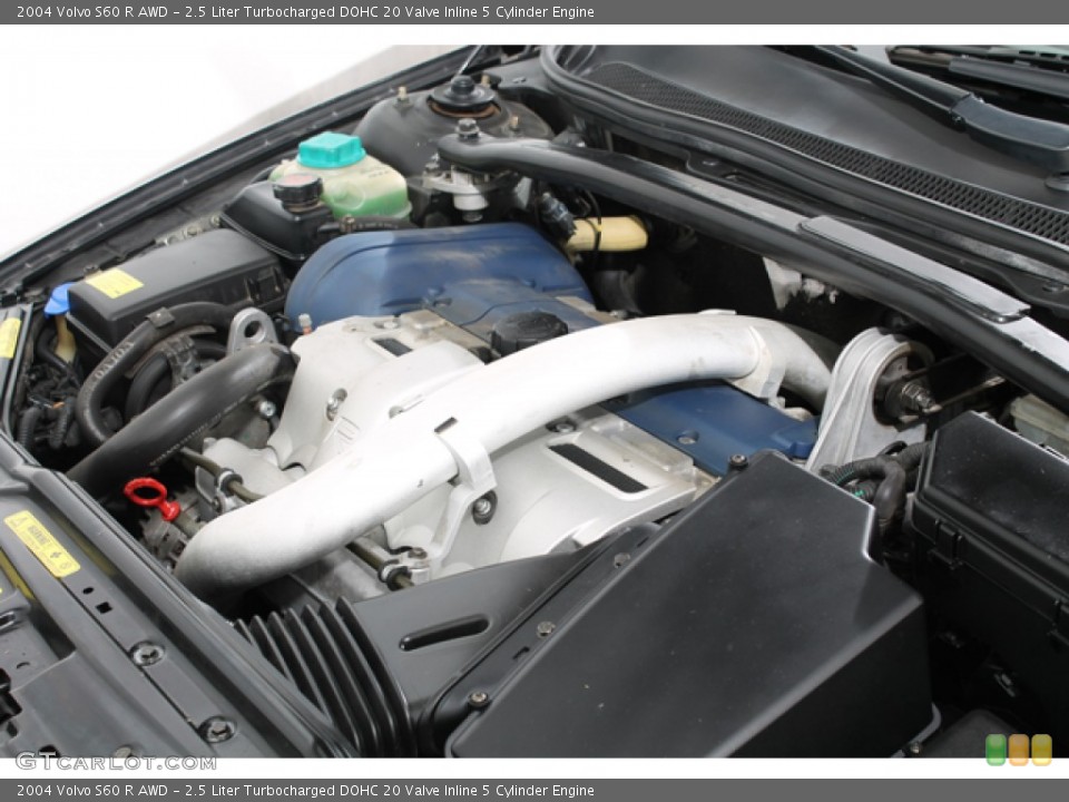 2.5 Liter Turbocharged DOHC 20 Valve Inline 5 Cylinder Engine for the 2004 Volvo S60 #66918586