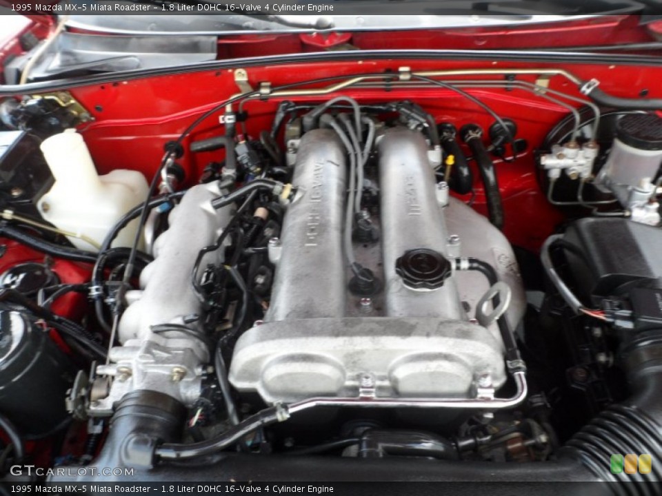 1.8 Liter DOHC 16-Valve 4 Cylinder Engine for the 1995 Mazda MX-5 Miata #66934276
