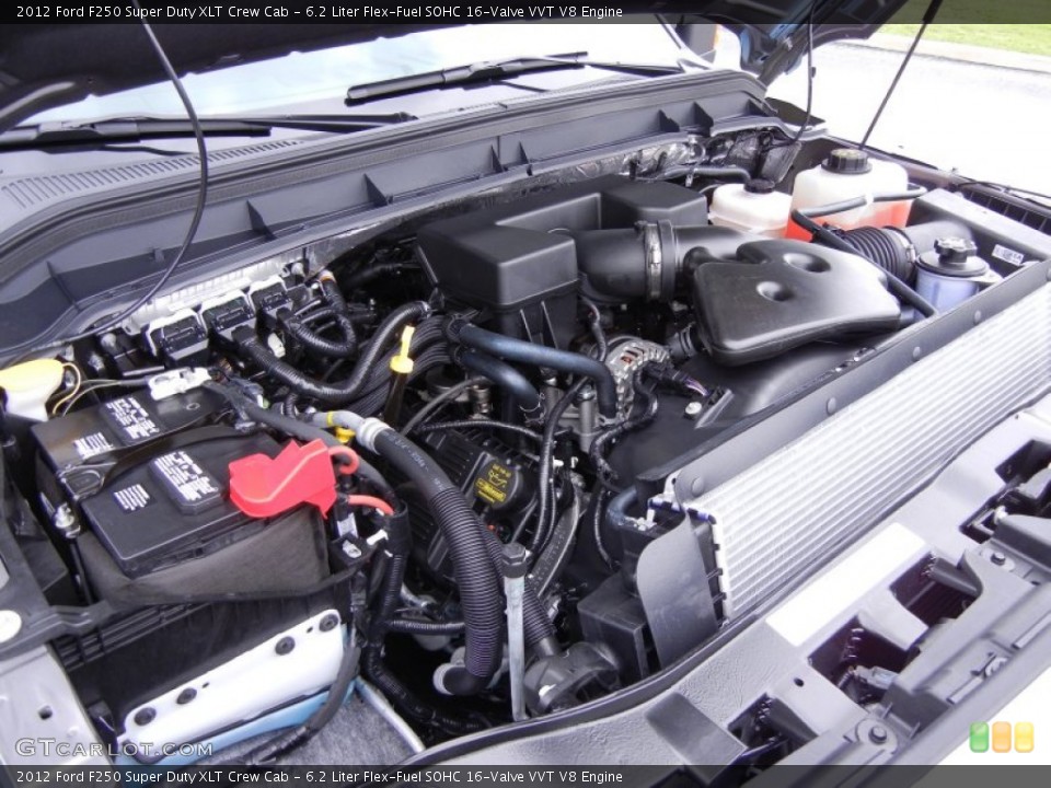 6.2 Liter Flex-Fuel SOHC 16-Valve VVT V8 Engine for the 2012 Ford F250 Super Duty #66964036