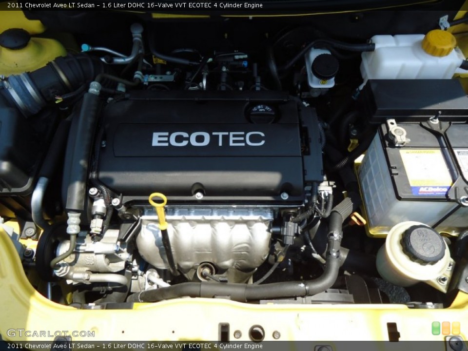 1.6 Liter DOHC 16-Valve VVT ECOTEC 4 Cylinder Engine for the 2011 Chevrolet Aveo #66974248