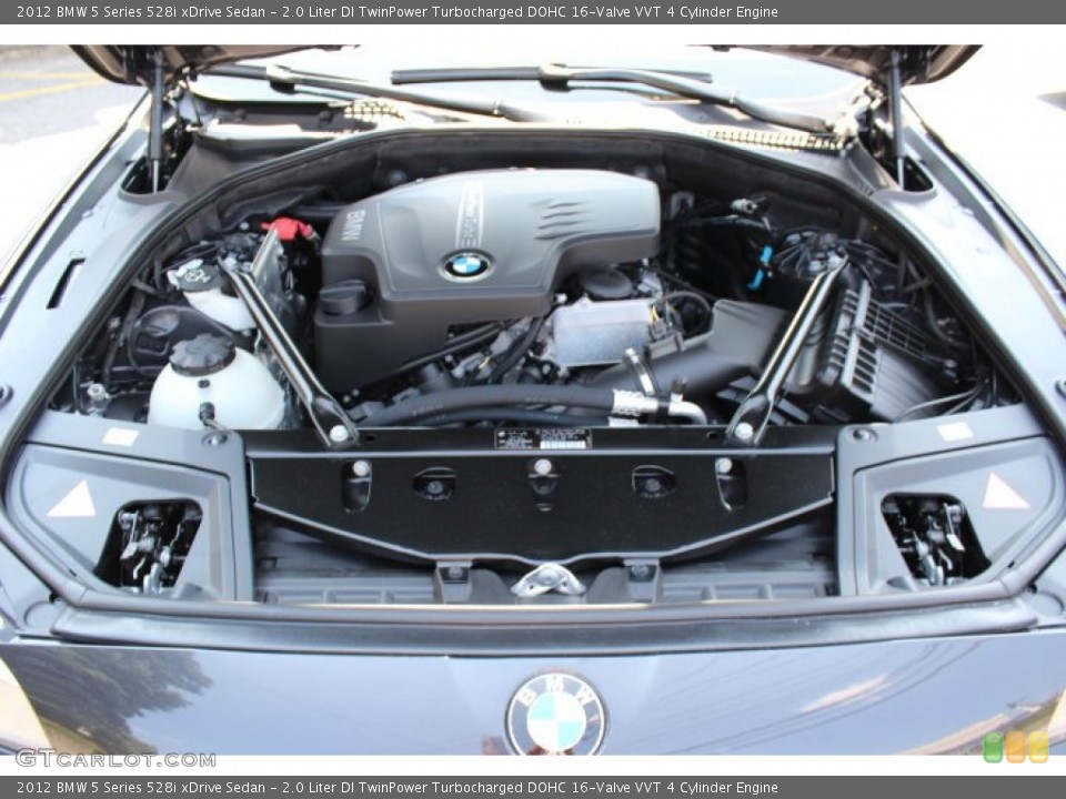 2.0 Liter DI TwinPower Turbocharged DOHC 16-Valve VVT 4 Cylinder Engine for the 2012 BMW 5 Series #66975753