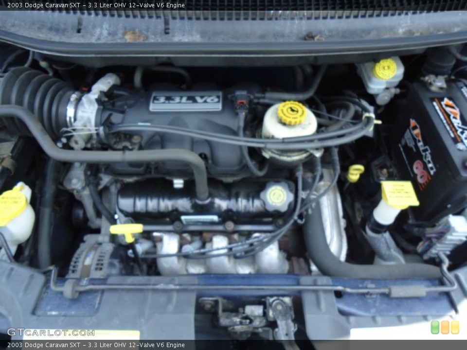 3.3 Liter OHV 12-Valve V6 Engine for the 2003 Dodge Caravan #66975871