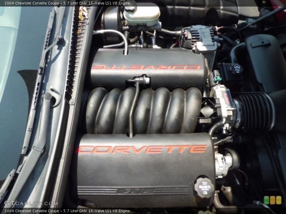 5.7 Liter OHV 16-Valve LS1 V8 Engine for the 2004 Chevrolet Corvette #66989449