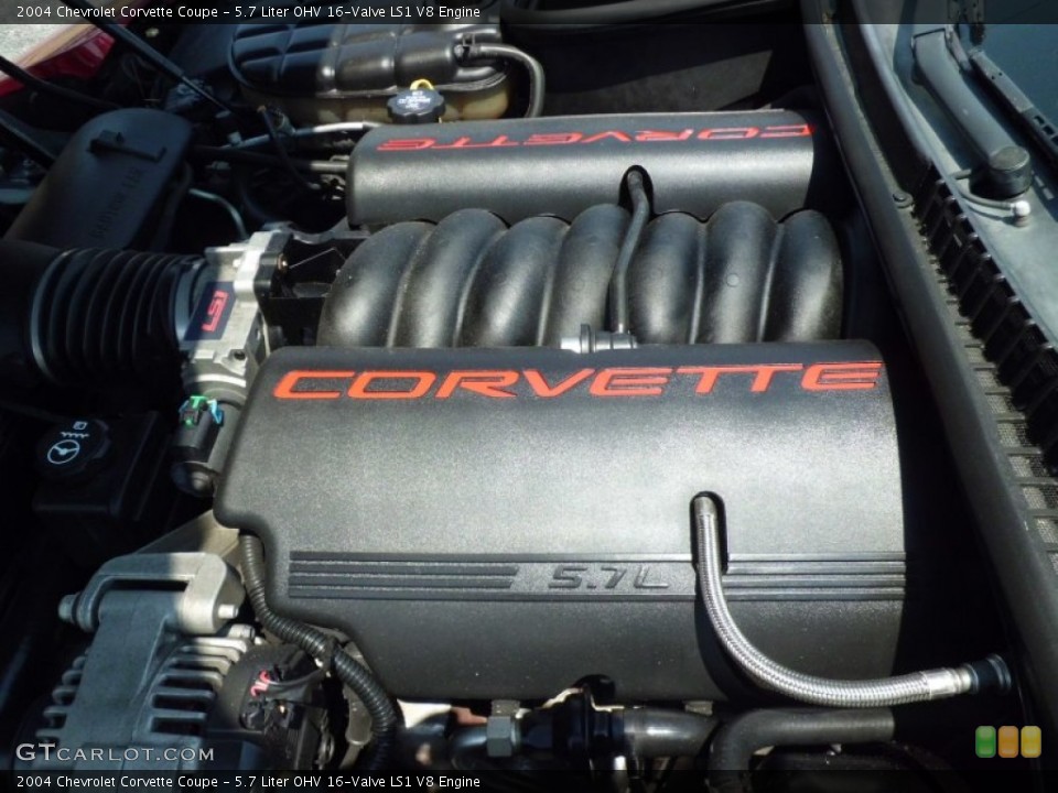 5.7 Liter OHV 16-Valve LS1 V8 Engine for the 2004 Chevrolet Corvette #66989464