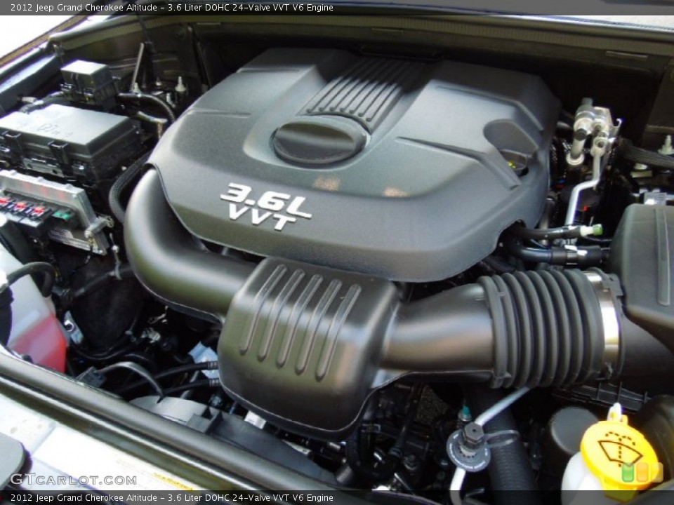 3.6 Liter DOHC 24-Valve VVT V6 2012 Jeep Grand Cherokee Engine