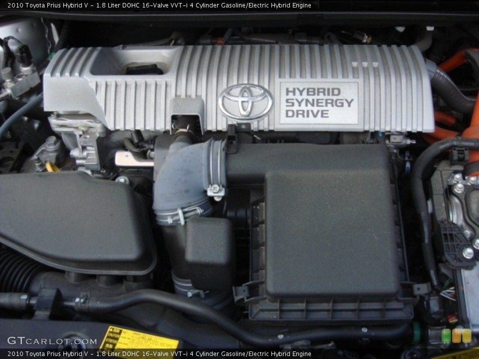 1.8 Liter DOHC 16-Valve VVT-i 4 Cylinder Gasoline/Electric Hybrid Engine for the 2010 Toyota Prius #67036113