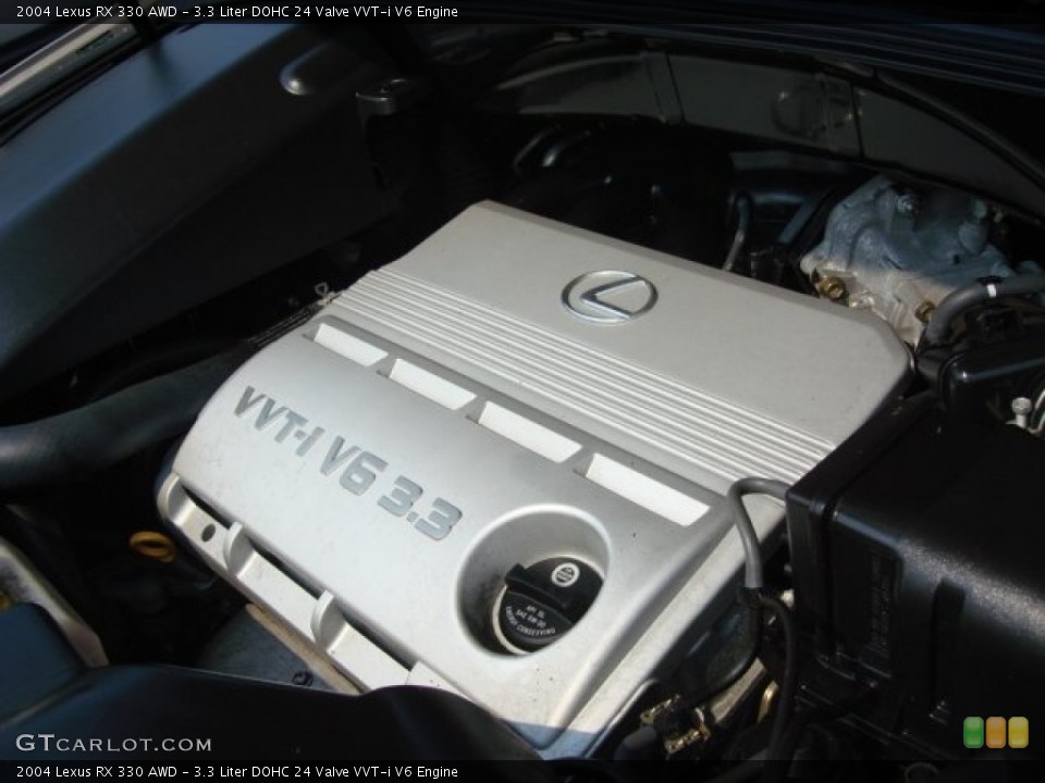 3.3 Liter DOHC 24 Valve VVT-i V6 Engine for the 2004 Lexus RX #67040181
